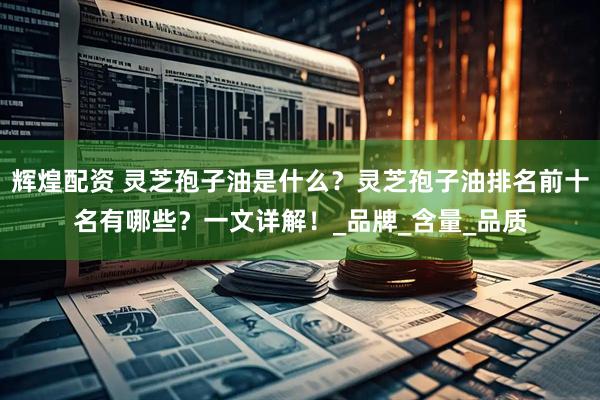 辉煌配资 灵芝孢子油是什么？灵芝孢子油排名前十名有哪些？一文详解！_品牌_含量_品质
